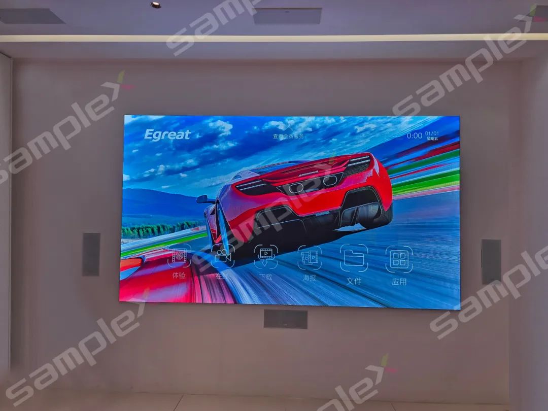 Samplex賽普LED壁紙屏：用 “隱形巨幕”，打造豪華家庭影院